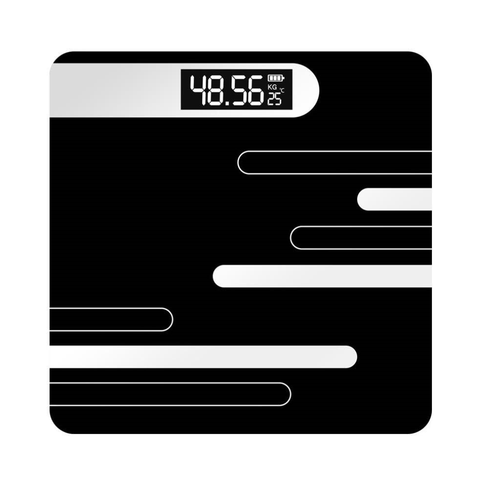 200kg adult weighing electric temperature battery function personal bathroom scale