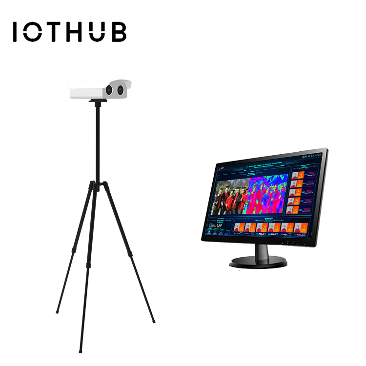 IOTHUB Автоматическая сигнализация лихорадка система скрининга температуру тела тепловизор камеры
