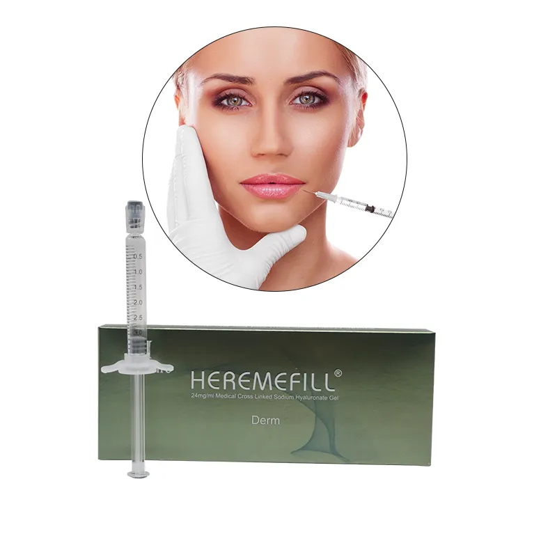 Crosslinked Facial Dermal Fillers cross linked Hyaluronic Acid Injection for sale
