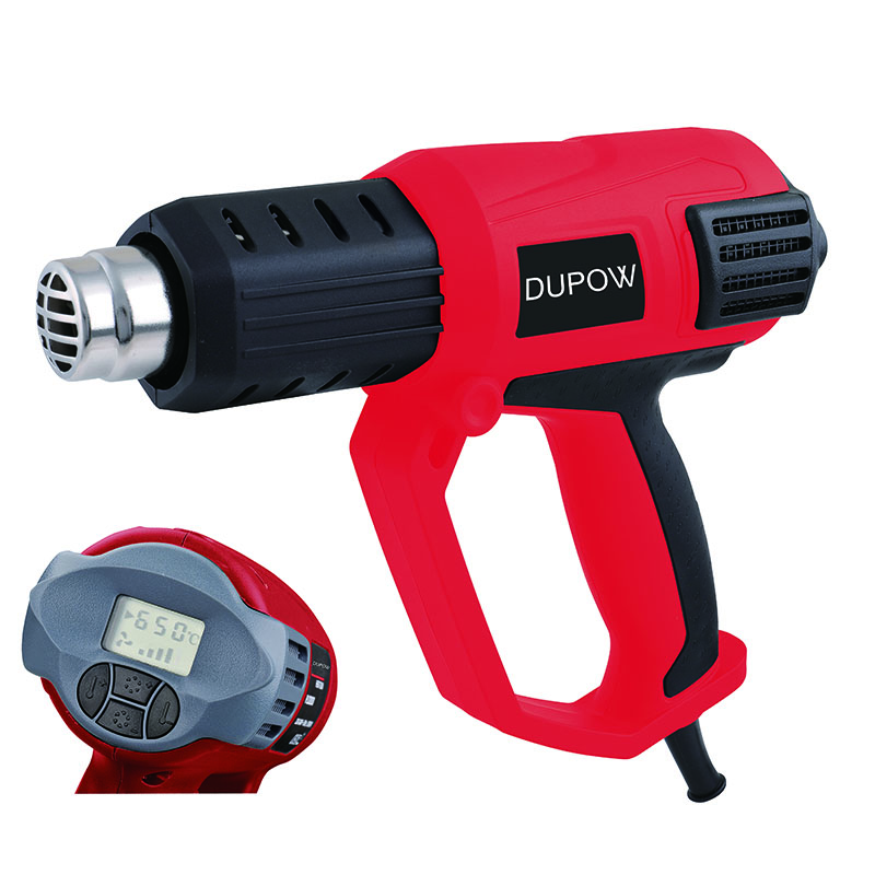 2000W Electric Digital LCD Display Hot Air gun Variable Temp Settings Constant Temperatue Control Heat Gun