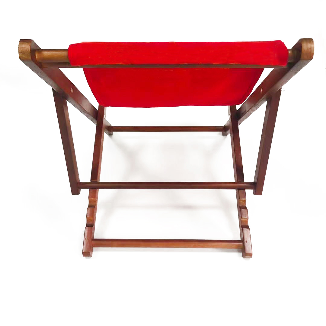 Wooden Outdoor Folding Beach Chair  Camping Chair  Lounge Chair Wholesale custom logo adjustable folding wood lounge deck chair