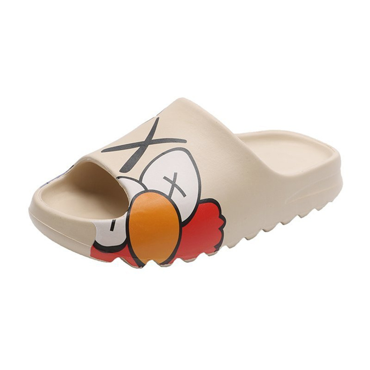 LN4461 2021 summer wholesale fashion sublimation rubber unisex sandals slides yeezy home women's slippers