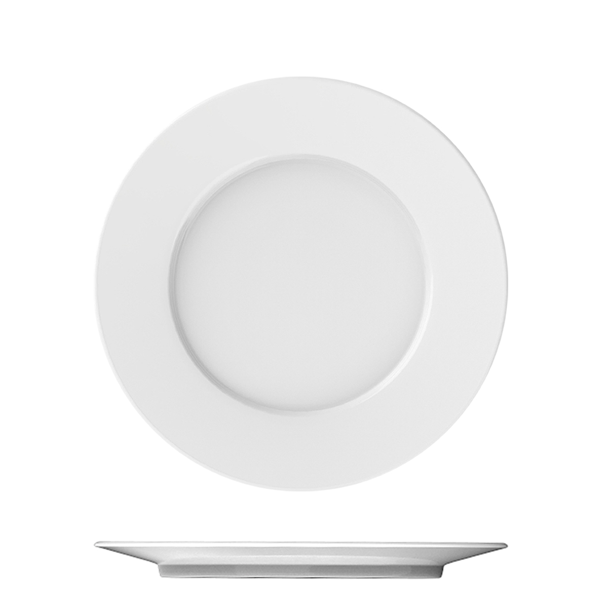 Dinner Plate Ceramic For Restaurant Wedding White T104002