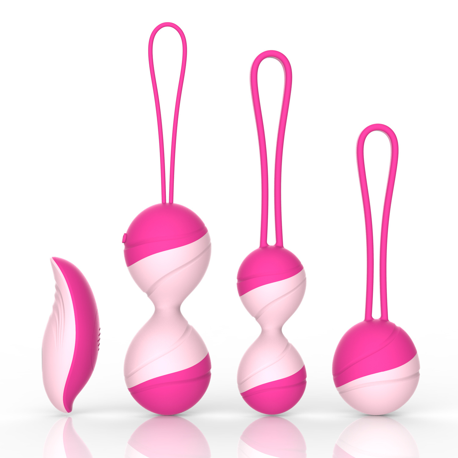 2 color series Kegel ball exercise 2 in 1 postpartum health care products for women's vagina ball set