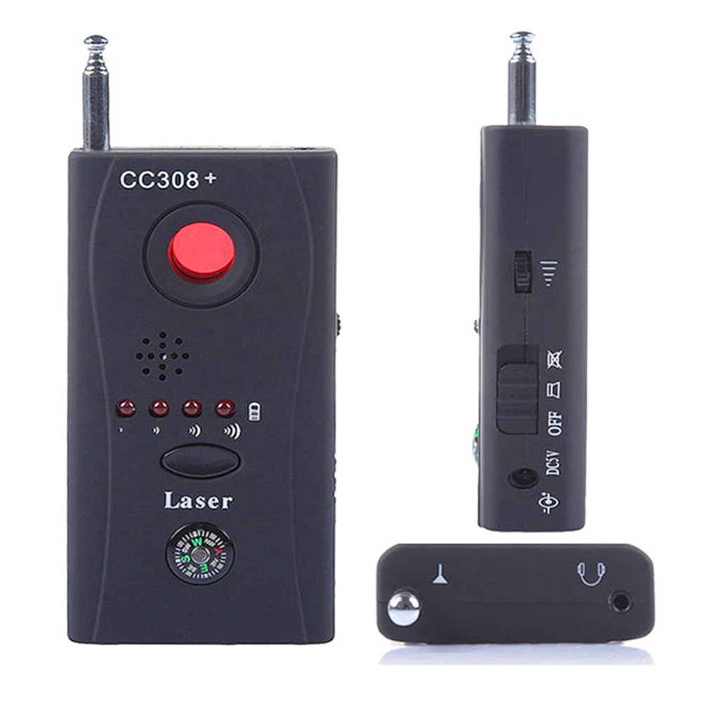 CC308 + мини анти шпион РФ сигнала Радиочастотный детектор скрытая камера лазерный объектив GSM устройства Finder детектор