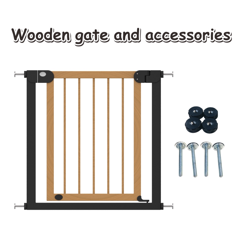 Hot sale babies products wall protect safe pet cat barrier wooden extra large baby gates