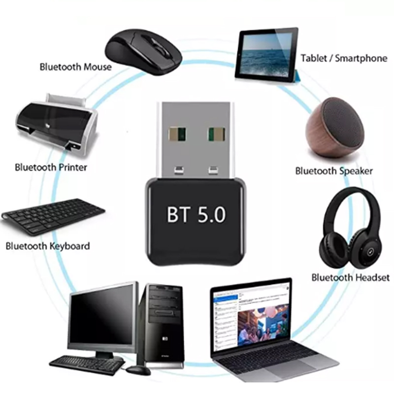 Высокое качество беспроводной USB WiFi ключ синий зуб 5,0 адаптер приемник для ПК