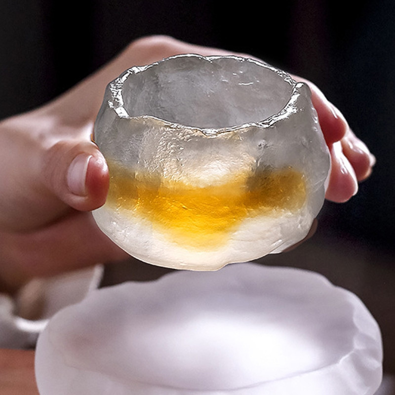 Frozen glass cup small size simplicity tea wine cup mug espresso coffee cup Christmas gift