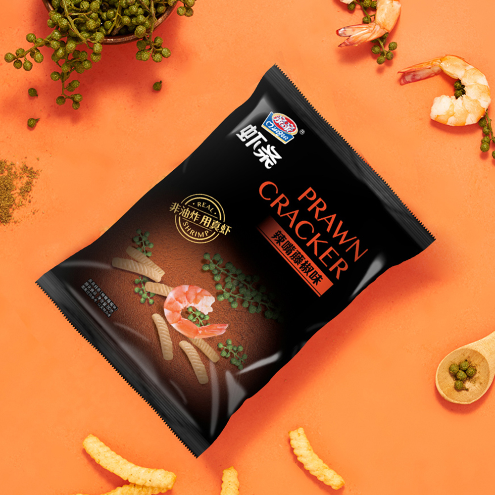Qinqin крекер палка 80 г Сычуань перец вкус здоровая еда пышные морепродукты не жареная закуска OEM производитель оптом