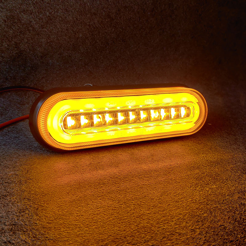 oval 12V 24v truck side marker light