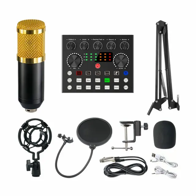 Top Quality USB External Sound Card Studio Profession For Live Broadcast