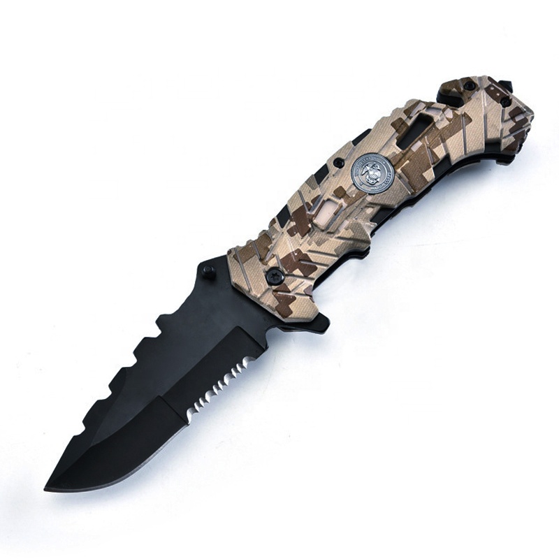 Wholesale outdoor sports supplies forest jungle survival camouflage camo army military knife