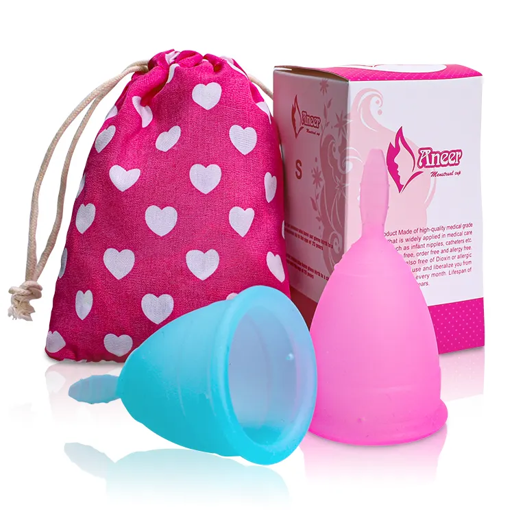 Custom logo ladies cup soft silicone Organic menstrual cup