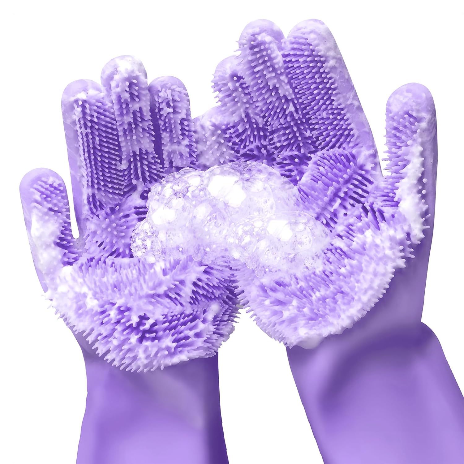 Easy Cleaning Household Gloves Durable Non-slip Easy to Clean Household Silicone Gloves