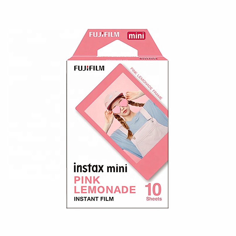 Пленка моментальной печати Fujifilm Instax Mini, розовая лемондендовая пленка для Mini 7s/Mini 9/Mini 8/Mini 25/Mini 50s/Mini 90, и так далее.