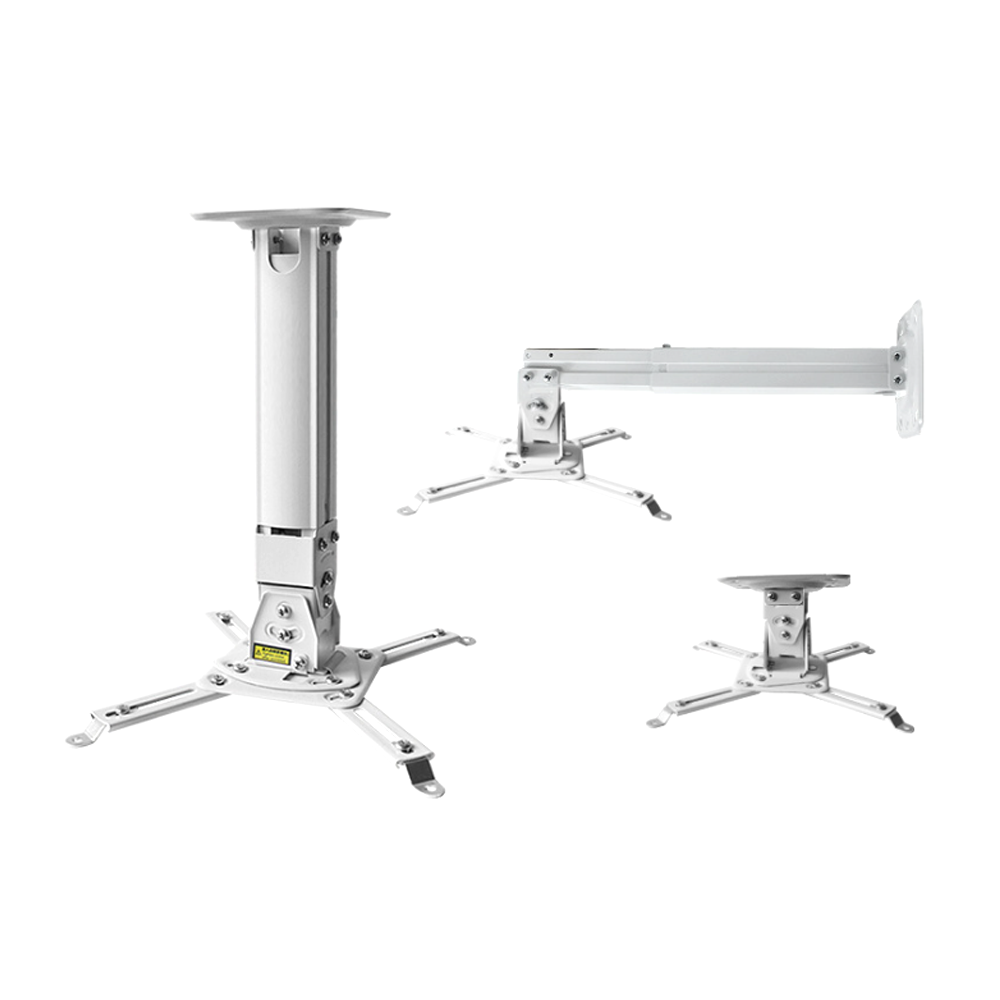 OEM custom Factory Universal Aluminum Alloy Mini adjustable Ceiling Wall Mounting Projector Bracket