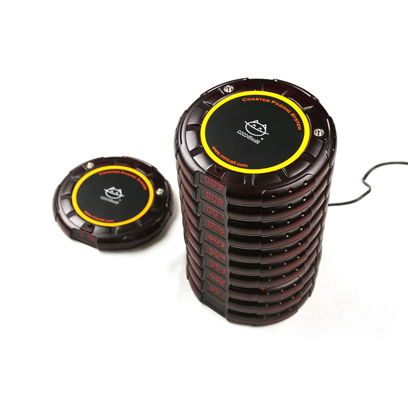 MMCall wireless guest coaster pager for restaurant