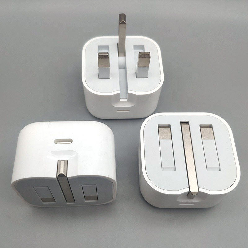 Быстрое зарядное устройство 12 В 3 pin 18 Вт 20 Вт usb-c адаптер питания Великобритания для Apple iphone
