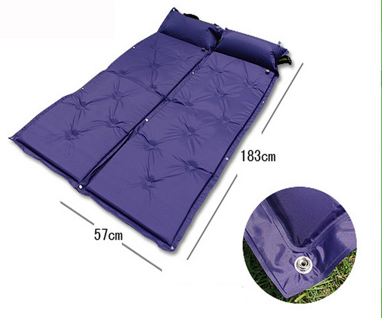 Outdoor Camping Inflatable Sleeping Pad Mattress Cushion bed Hiking Self Inflating Sleeping PICNIC Mat