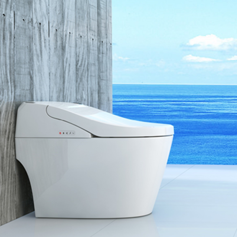 Ceramic intelligent toilet floor mounted bidet toilet stand one piece wc intelligent electronic automatic WC toilet set
