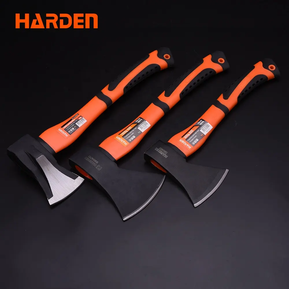 HARDEN Hand Tools Multi Outdoor 1000g Splitting Maul With Fiberglass HandleAxe Firewood  Chopping Camping Hatchets