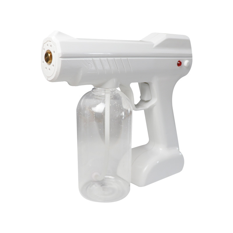 Wireless USB charging nano spray handheld blue light disinfectio / n sprayer machine portable atomizing gun