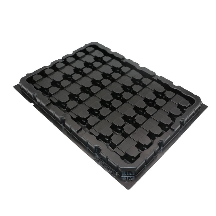 Антистатические ESD PCB лоток Термоформование PS (ABS) черный пластиковый блистерный лоток