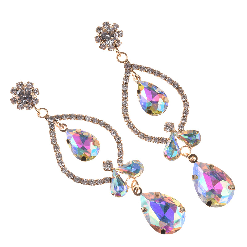 Amazon hot new products creativity dropshipping wholesale diamond stud trendy womens earrings