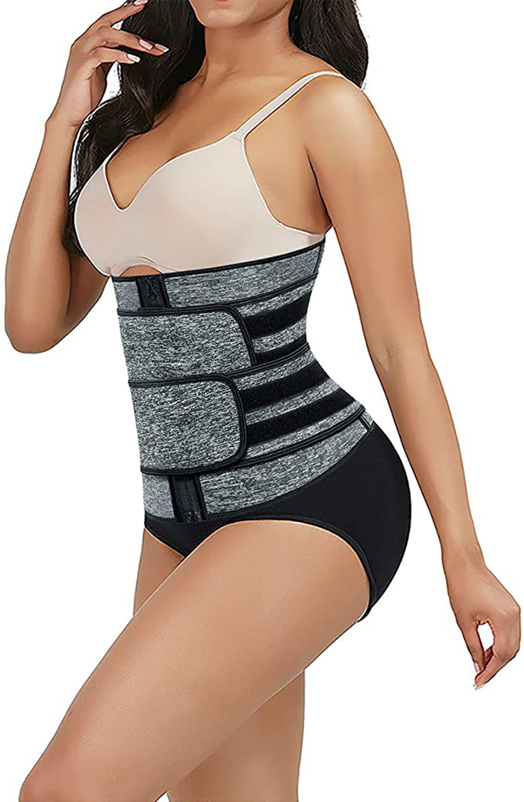 BK01New Arrival women custom wholesale tummy bandage wrap latex waist trainer belt shaper for women