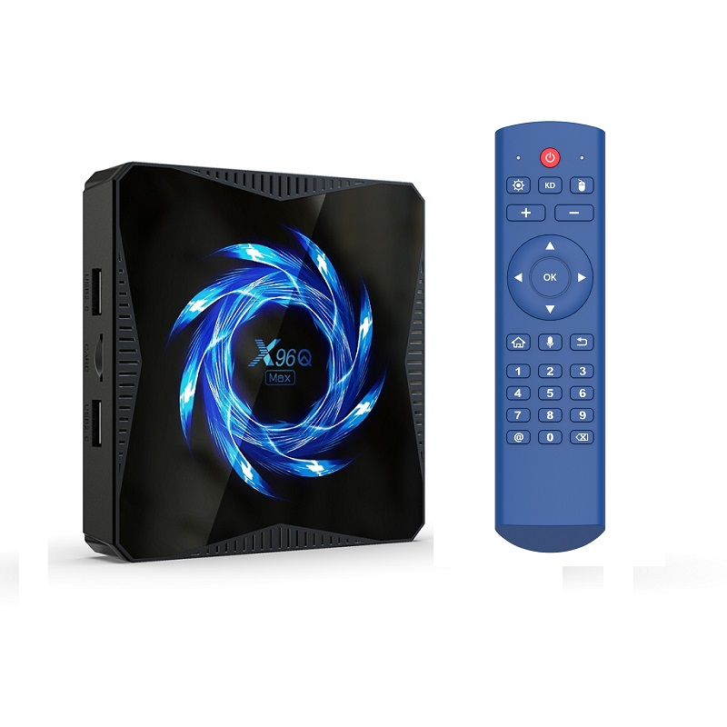 Excel цифровой Allwinner H616 X96Q MAX Android 10 Tv Box 4 Гб двухдиапазонный, Wi-Fi, BT 5,0 Приставка Smart Tv 4K 2020