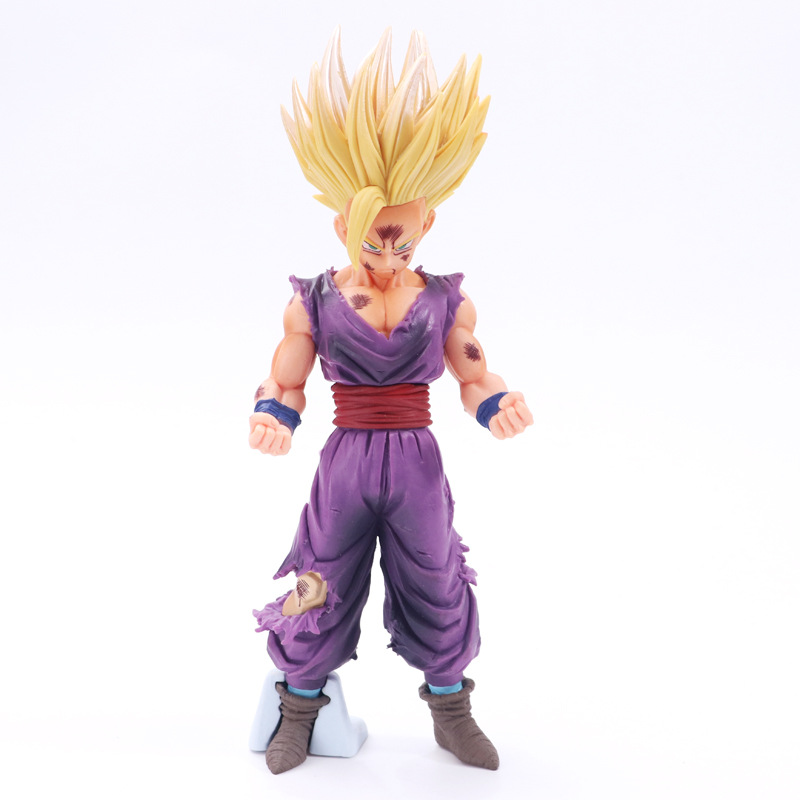 24 см в стиле аниме «Драконий жемчуг зет» Saiyan Son Гохан фигурки из мультфильма Dragon Ball No.37 с рисунками из комикса «Жемчуг дракона», Коллекционная модель, игрушка