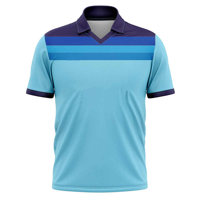 100% polyester quick dry sublimated high quality cricket jersey sports jersey custom
