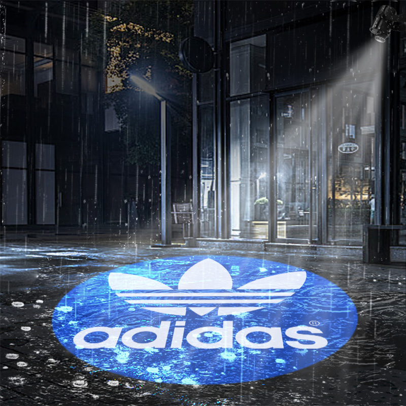 Outdoor waterproof laser custom logo projection indoor door floor rotate gobo projector 60w led elevator advertising light