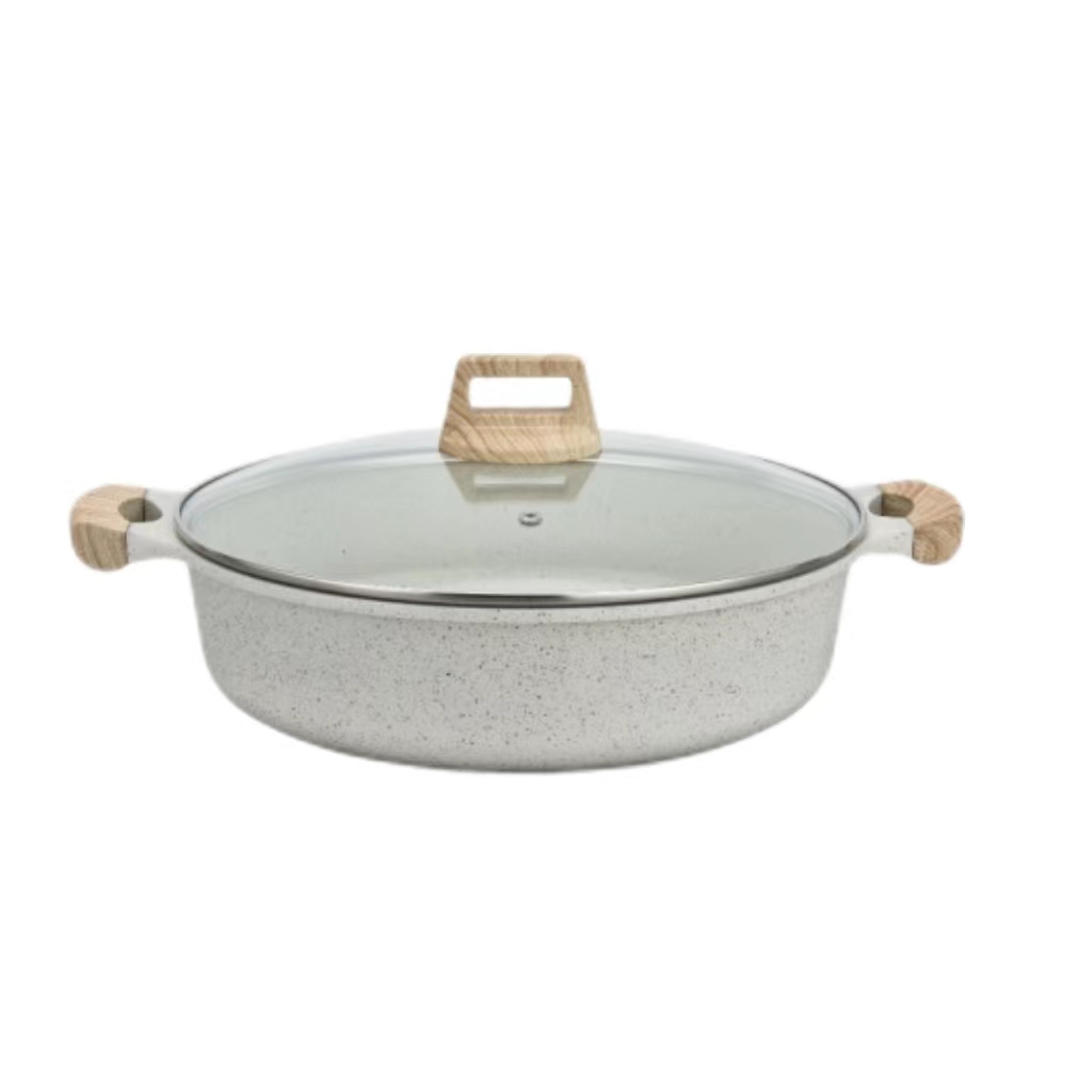CENTURY 2024 Hot Selling Multifunctional Kitchen Utensils Cast Aluminum Non-Stick Coated Frying Pans Baking Trays Metal Pot