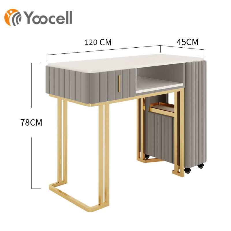 Винтажный Маникюрный Стол Yoocell, профессиональное производство, коммерческая мебель для маникюрного салона и салона красоты, Маникюрный Стол