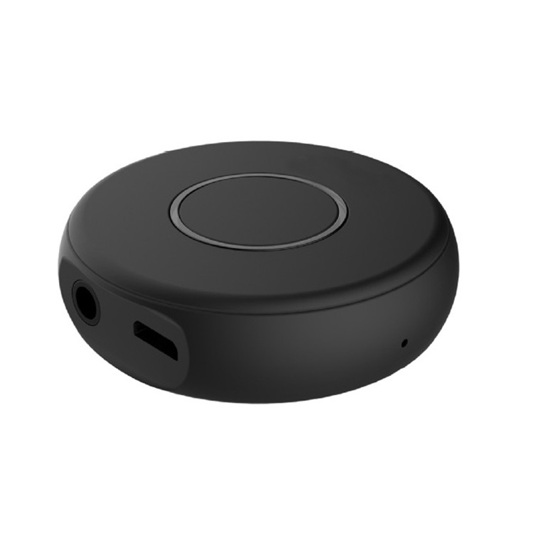 Bluetooth-видеопередатчик Круглый Портативный устойчивый AUX-порт TV # PC # CD-плеер с байпасом bluetooth беспроводной аудио на BT-динамик