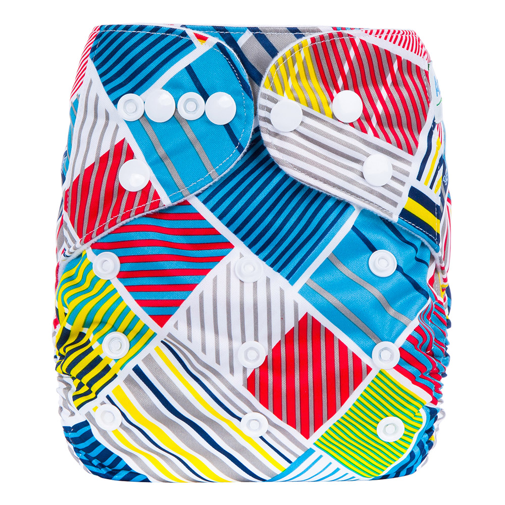 Colorful Reusable Ecological Customized Environmental Baby Cloth Diapers