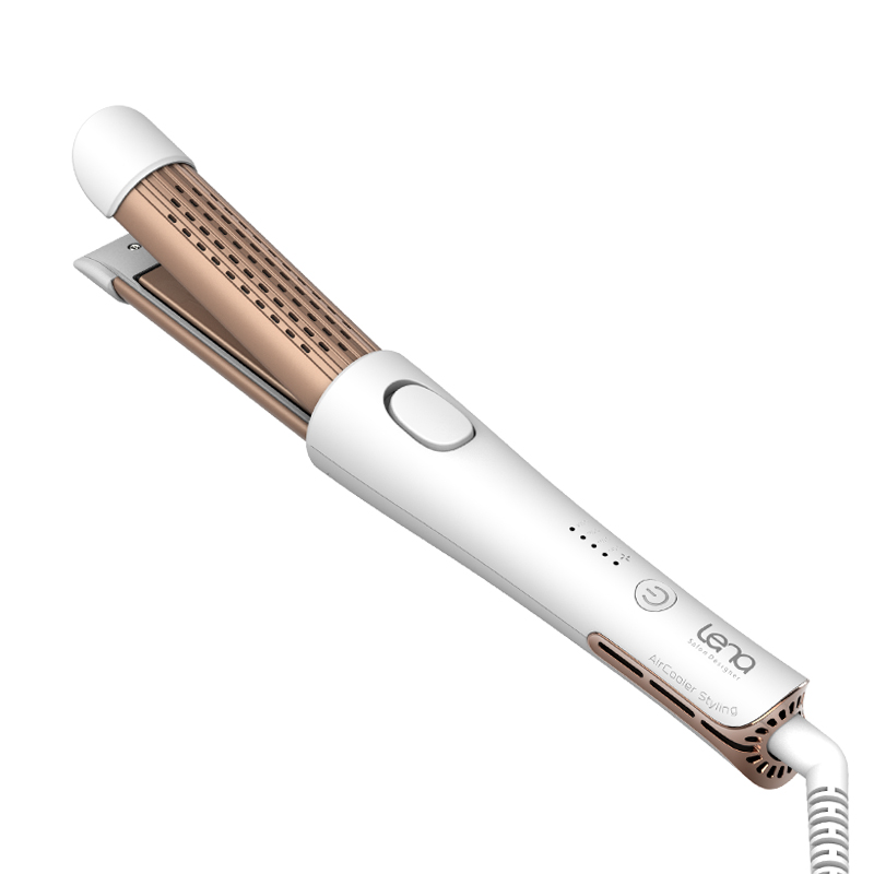 Lena Cool Air Flow Silk White Hair Curler Iron Professional Electric Hair Curling Machine with Private Label