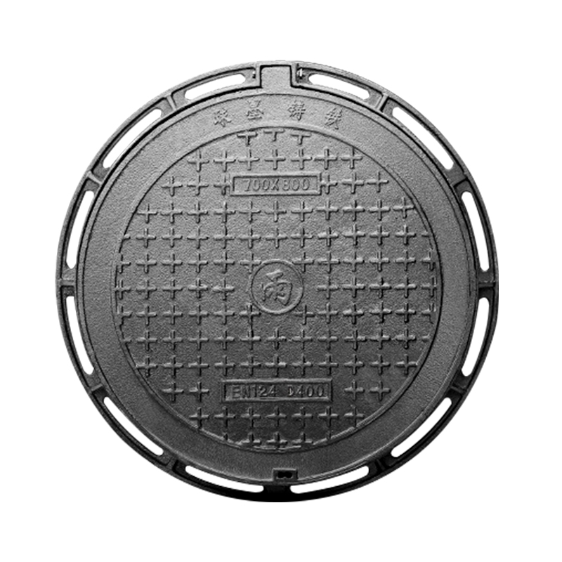 Круглая крышка люка из чугуна класса EN124 B125 C250, крышка люка из ковкого чугуна для проходной дорожки, жилого и аэропорта