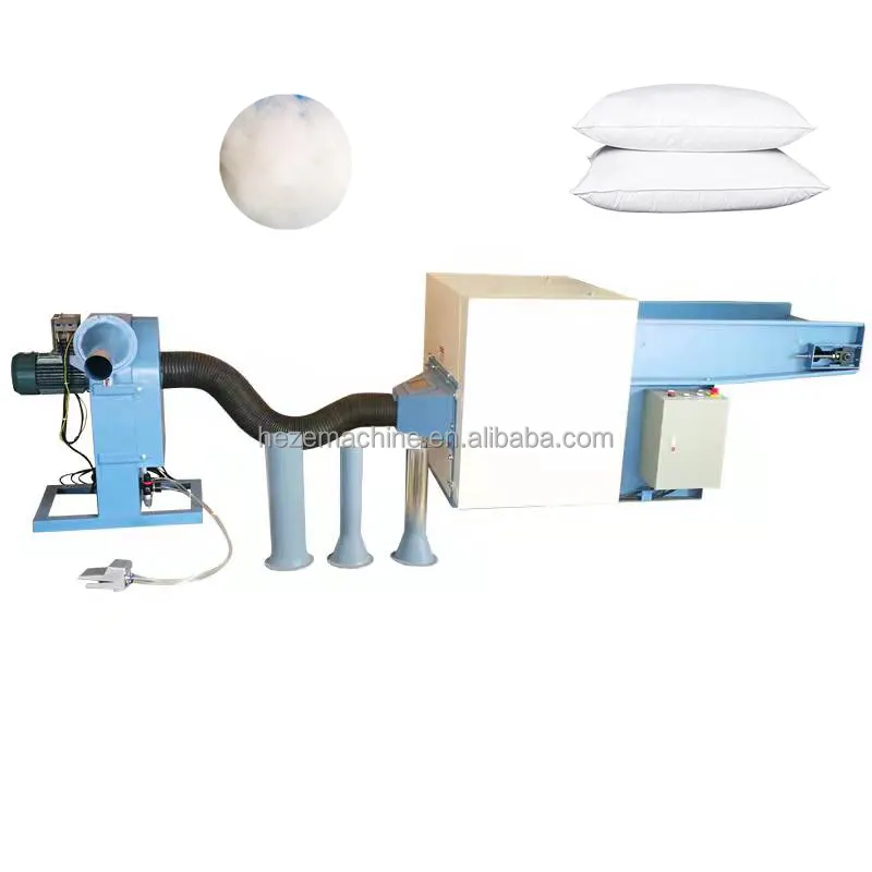 Factory price Small polyester fiber opening carding and pillow filling machine for sale