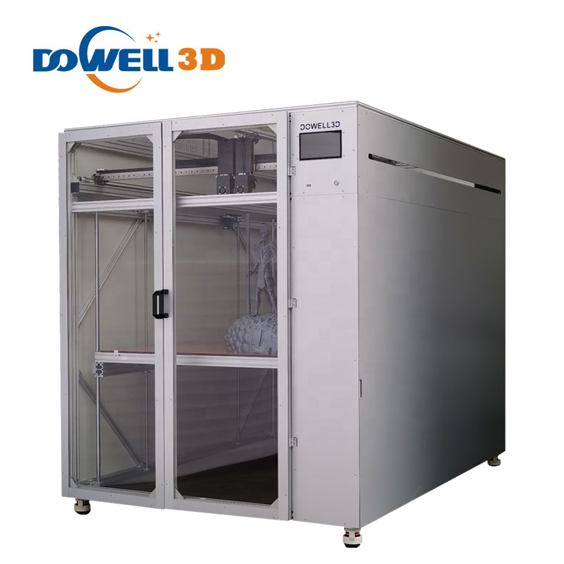 Dowell 3d Большой размер 1600*1000*1000 мм abs 3d принтер с двойным Экструдером двойной печатной головкой