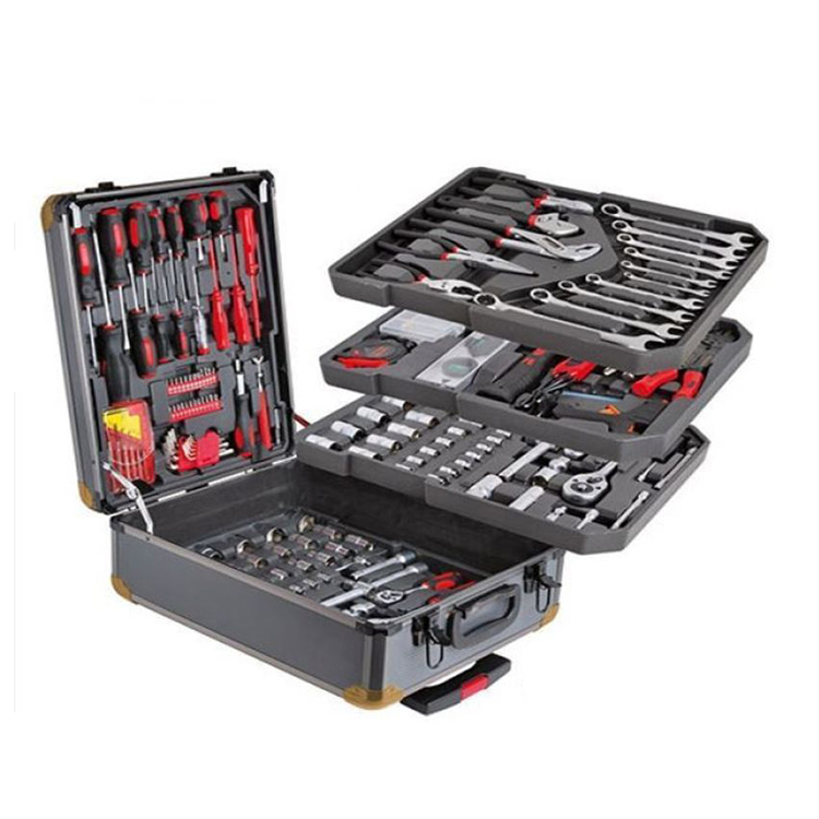 Customize Vanadium 186 pcs Aluminum Case Tool Set