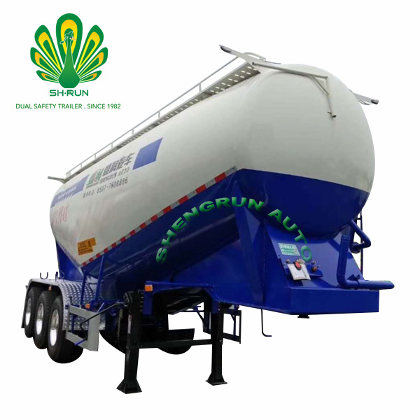 Hot sale V shape transport Lime Tank Trailer Dry Bulker Powder Cement Tanker Semi Trailer