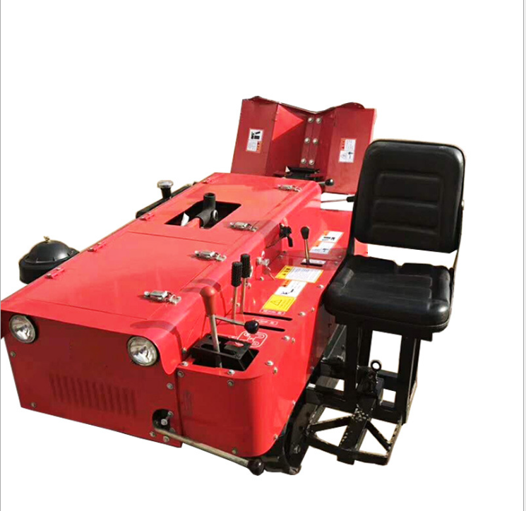 Park management of self-walking Farmland Rotary Lawn Mower, driving crawler Rotary Tiller, crawler backfill ditch