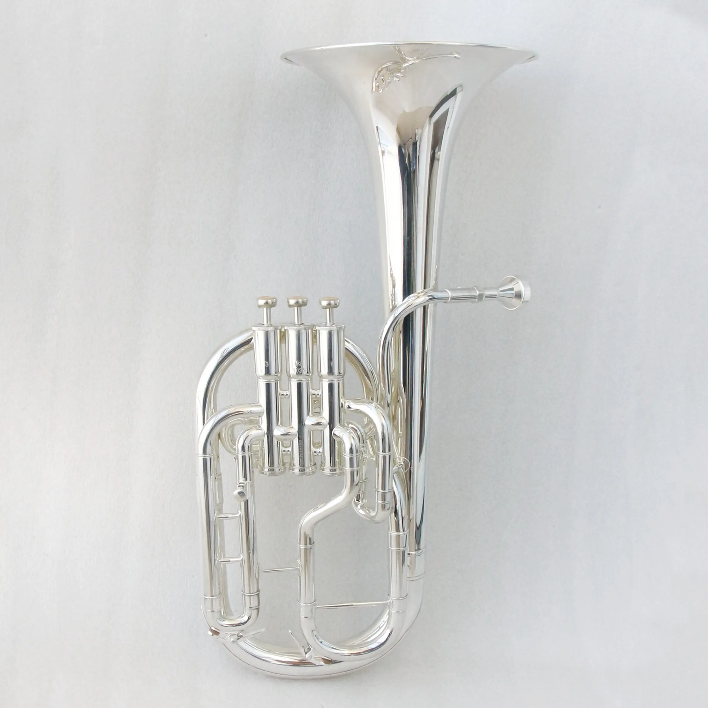 Chinese high level horn instrument saxhorn for sale Eb tenor horn silver plated alto horn