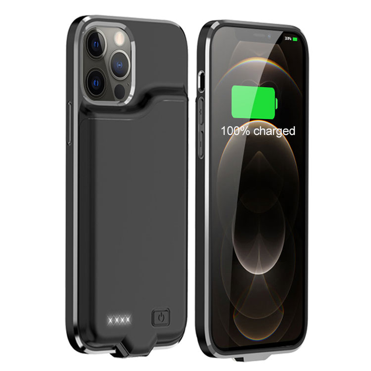 New Mobile Phone Charger Battery Case 5500mah Portable Slim Backup Power Bank Phone Charging Case for Iphone 12