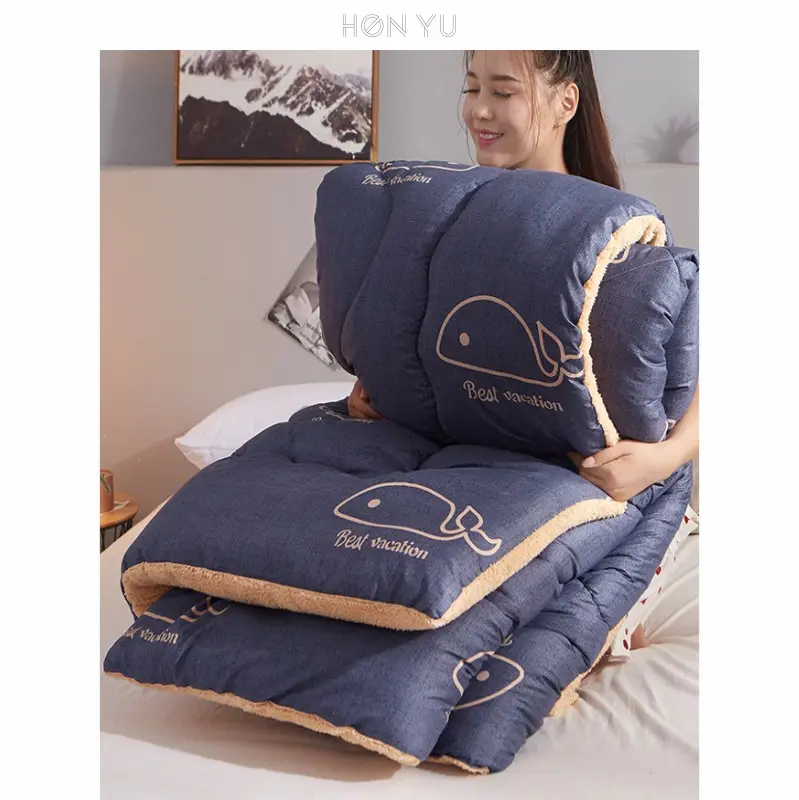 Quilt China New Innovative Product Ultrasonic Polar Fleece Warm Quilt For Home
