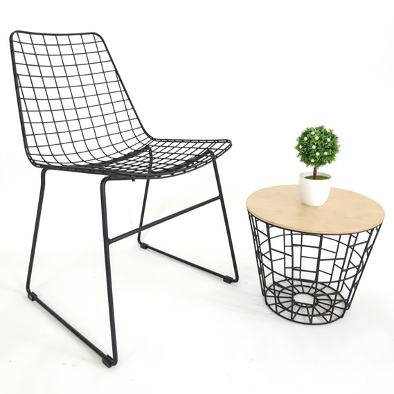 High quality well selling furniture manufacturer metal stacking outdoor chairs modern dining chairs