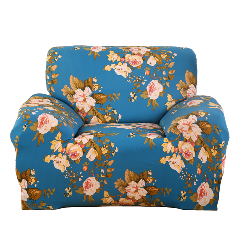 Household High-quality Soft Elastic Non-slip Dustproof Sofa Cover Printed Thick Knitted Living Room Sofa Cushion Cover
