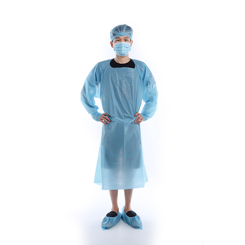 2021 hot sales Disposable plastic gown waterproof CPE gown